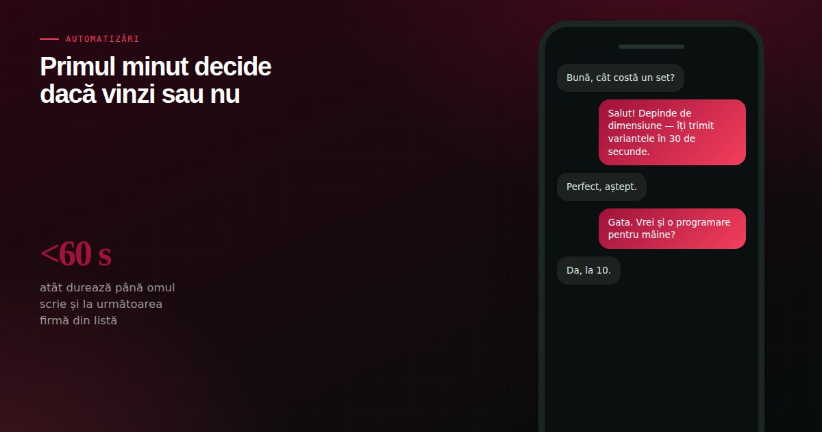Ilustrație pentru articolul Speed-to-lead: primul minut decide dacă vinzi sau nu